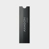 AXAGON CLR-M2L3 Chłodnica aluminiowa pasywna do dysku M.2 SSD, ALU korpus, silikonowe podkładki termiczne, wysokość 3mm